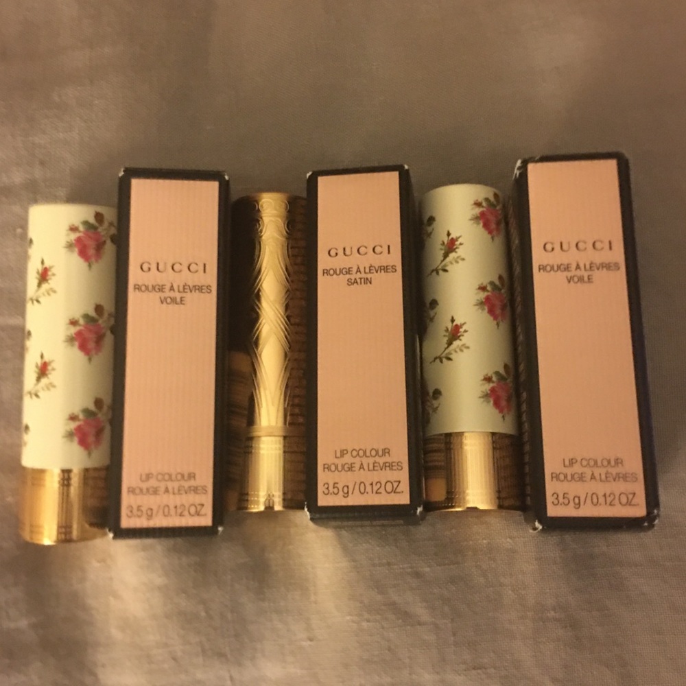 SOLD!! NEW🌹GUCCI -3 Lipsticks-matte&sheer(sold separate)
